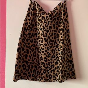 Leopard skirt